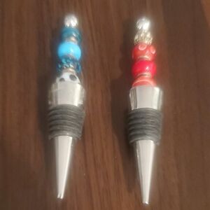 Colorful Beaded Wine Stoppers